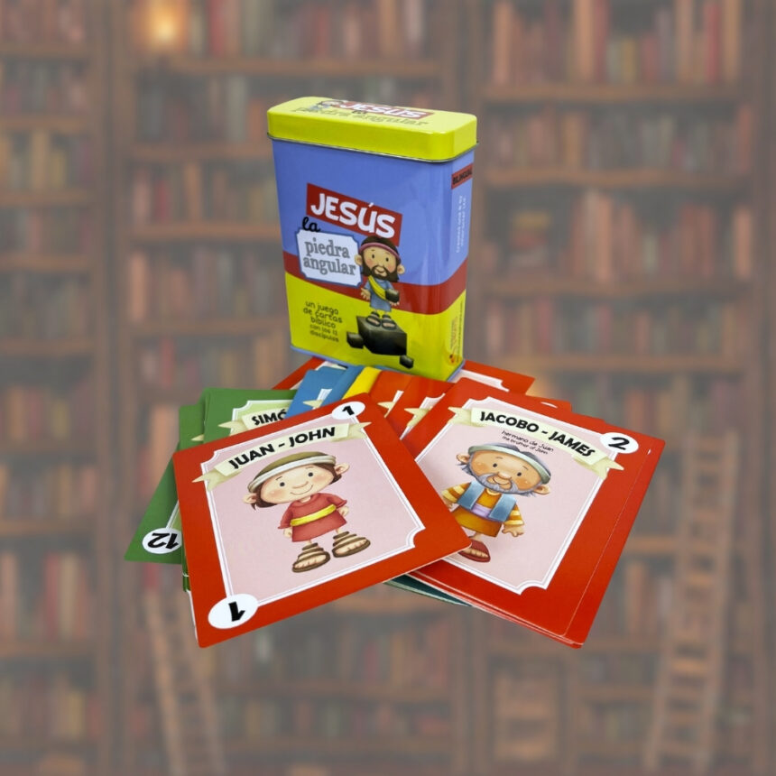 JESÚS LA PIEDRA ANGULAR BILINGUE ( JUEGO DE CARTAS BIBLICO ) - Libreria ...